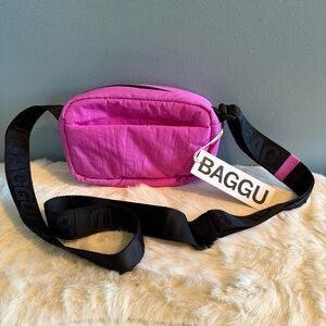 Baggu Extra Pink Camera Crossbody